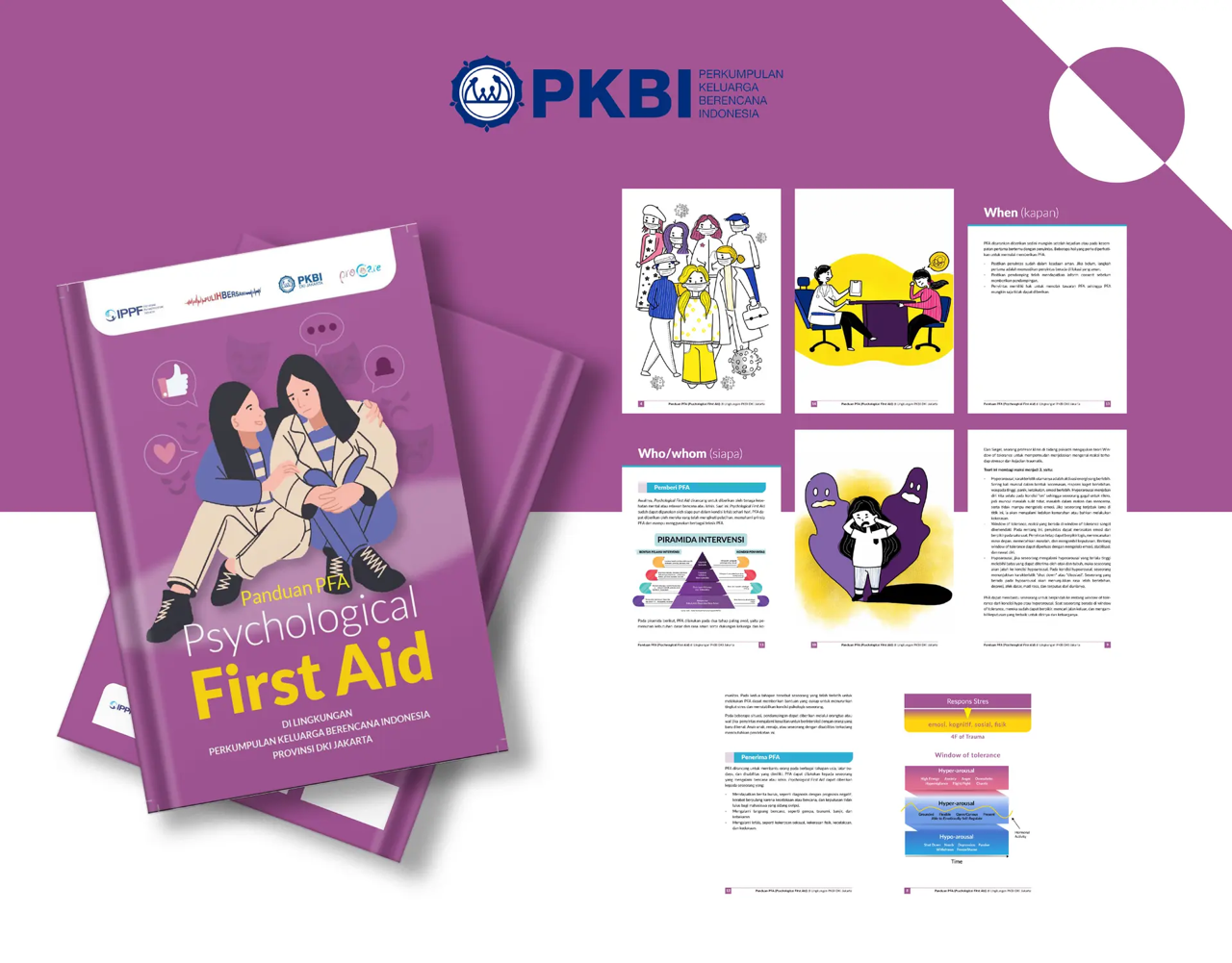 Desain Buku Panduan Psychological First Aid - PKBI